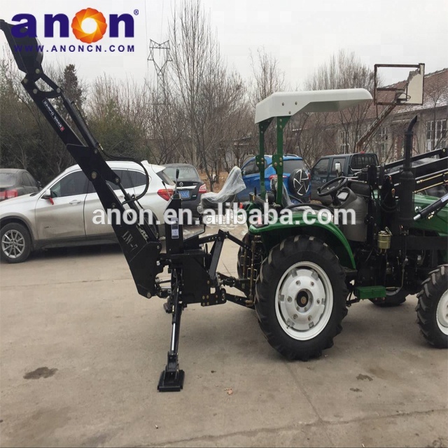 Сельскохозяйственная сельскохозяйственная машина ANON 60HP, компактный трактор, экскаватор-погрузчик