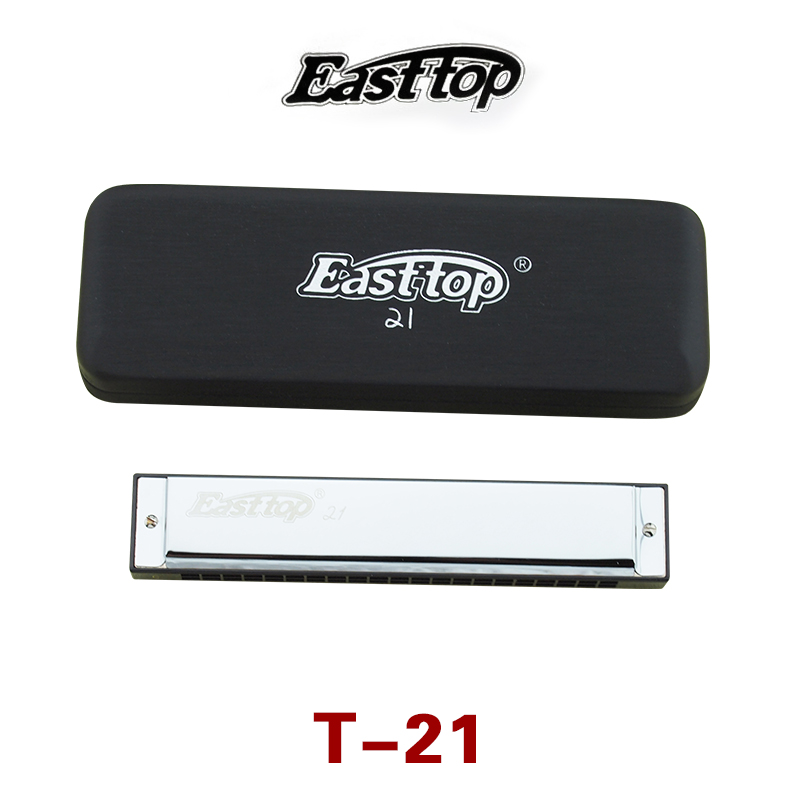 EASTTOP, 21 отверстие, латунная реечная пластина, латунная крышка, профессиональная гармоника