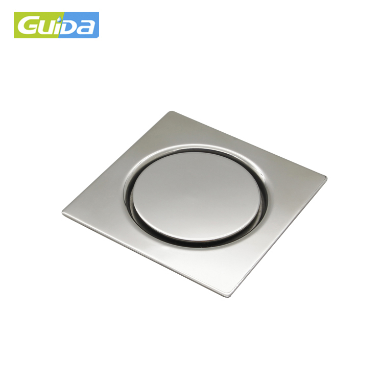 Ningbo Guida топ количество квадратный chrome 10*10 см душ 304/201 нержавеющая сталь трапных