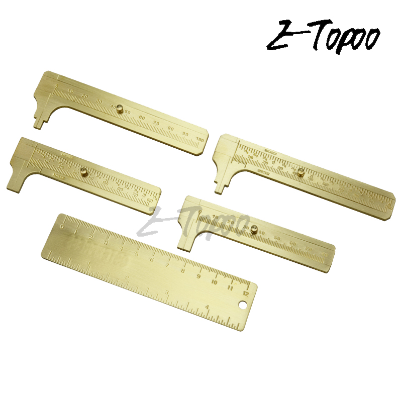 Etopoo 0-80/120 мм 0,1 мм по-настоящему медный суппорт Штангенциркуль с нониусом из пластмассы