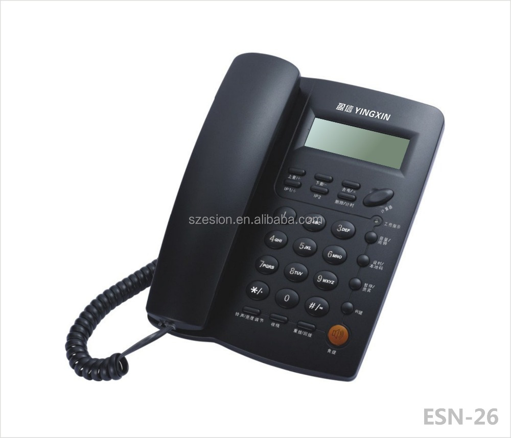 Проводной настольный caller ID телефон домашний телефон офисный телефон ESN-26