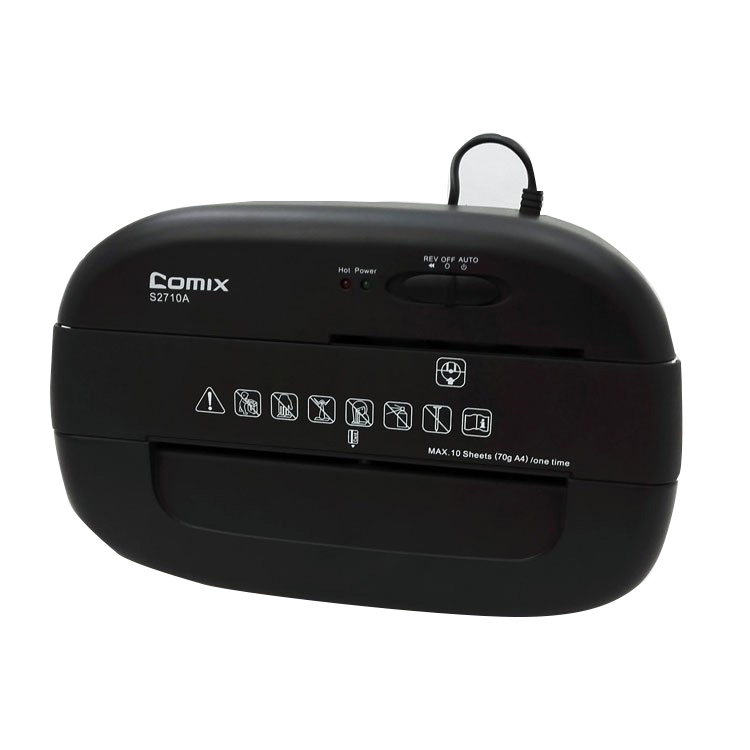 S2710A простой офисный Шредер средней емкости автоматический Шредер для бумаги автоматический Шредер