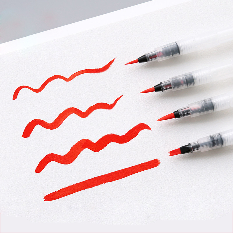 Профессиональный книги по искусству живопись scriptliner акварель кисточки pen paintbrush костюм ручка набор рисунок инструмент