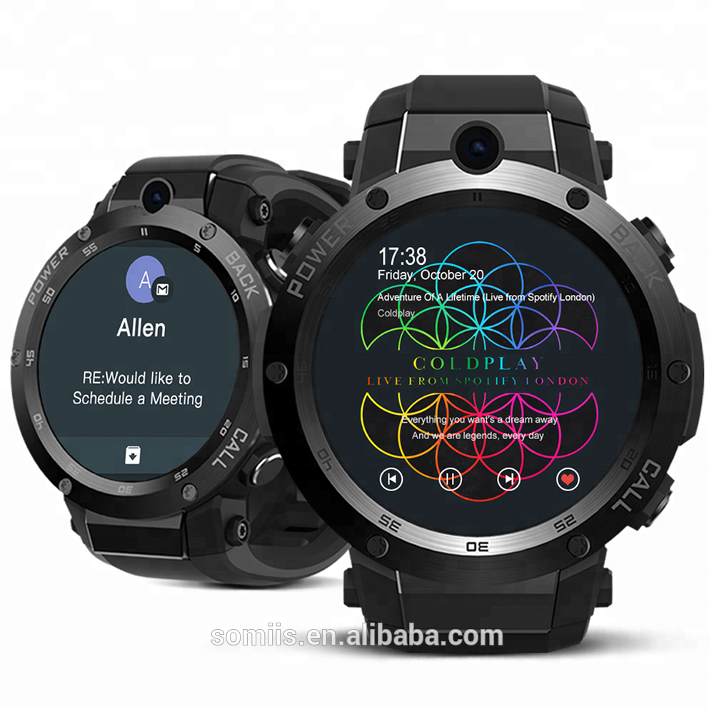 Смарт-часы Zeblaze Thor S, 3G, Wi-Fi, Android 5,1, 1 ГБ/16 ГБ, GPS, SIM-карта, пульсометр, Смарт-часы с Камерой 5,0 МП