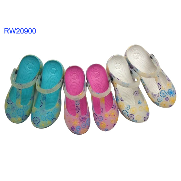 Классические сабо из ЭВА RW20900 с верхней частью из желе