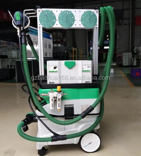 Sander with dust extraction system/Automotive dry grinding system