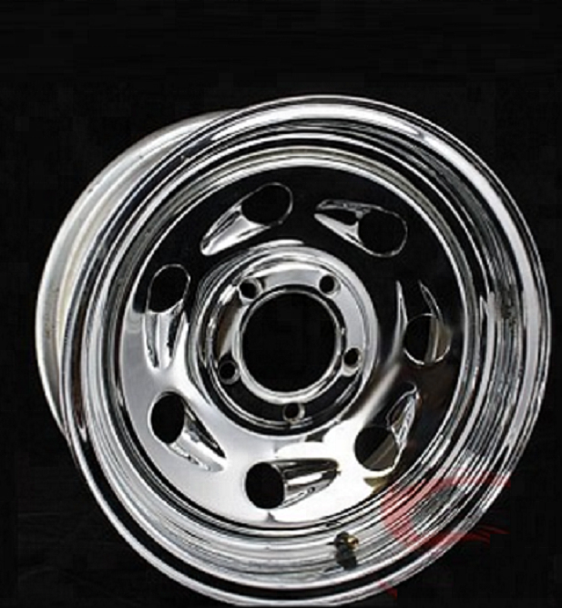 14x6 хромированный хвостовой стальной прицеп 5x112