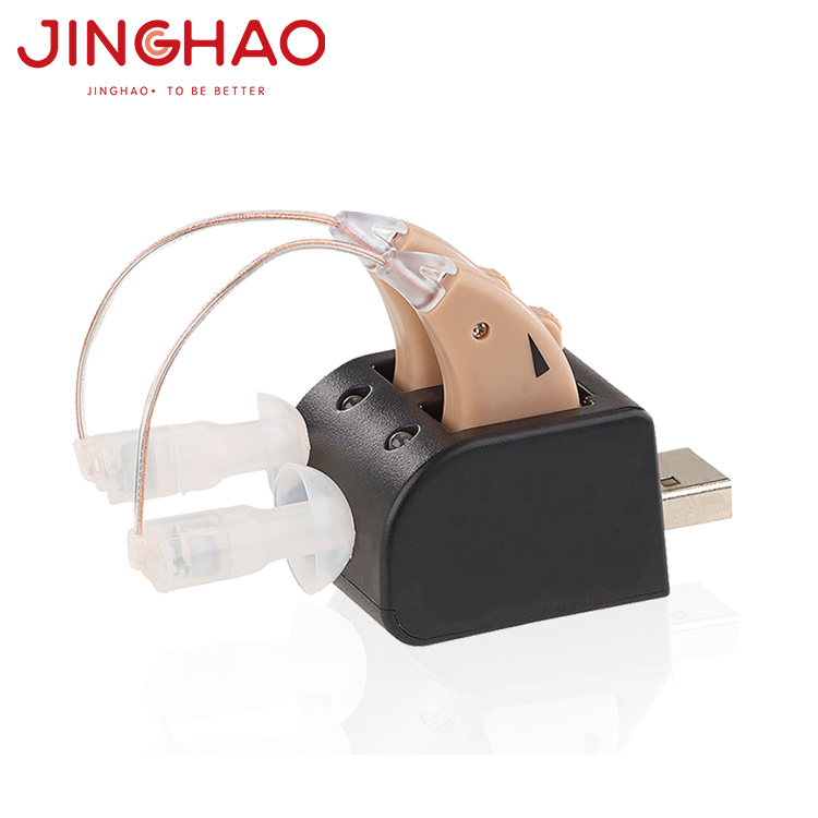 Jinghao USB Перезаряжаемый OTC слуховой аппарат для потери слуха