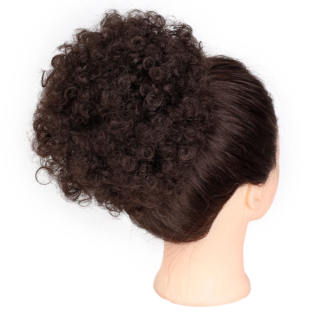 Aisi Hair женский синтетический пуховик, афро короткие кудрявые волосы, шиньон для черных женщин, цвет 4 # кудрявый пучок, хвост
