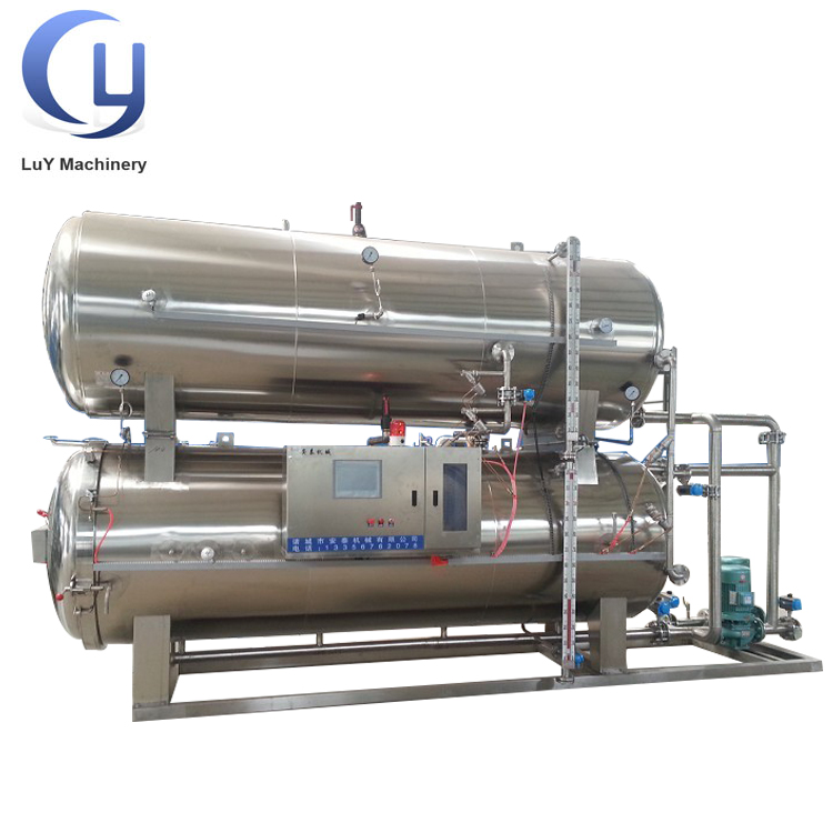 low pressure precise control temperature fruit usage autoclave retort sterilizer