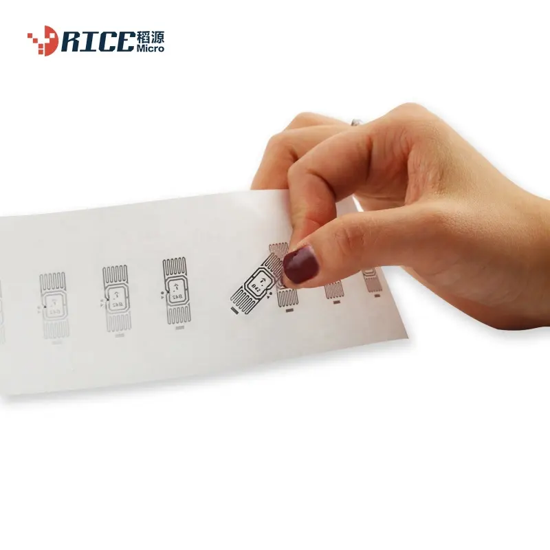RICE Micro RFID monza r6 high quality wet uhf inlay tag for apparel/metal/medicine/plastic