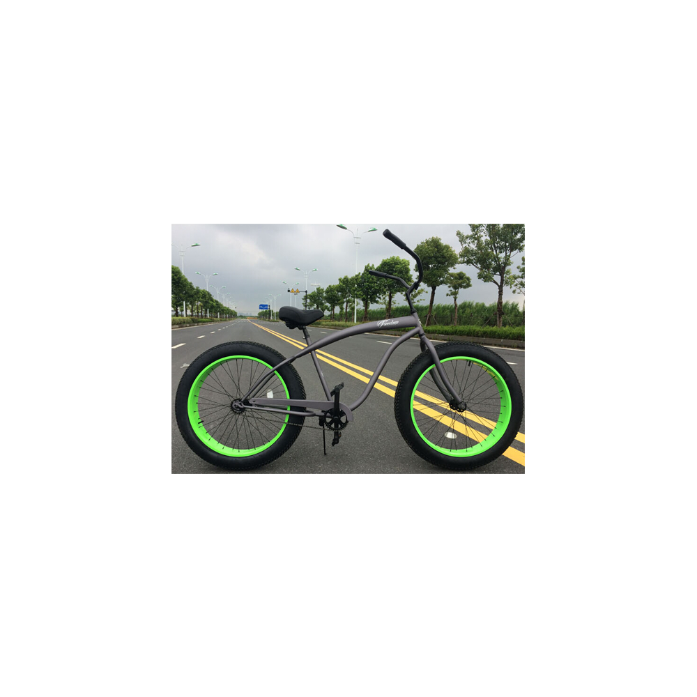 Индивидуальные 26 дюймов дети menbeach cruiser упитанный электровелик, широкая шина для велосипеда