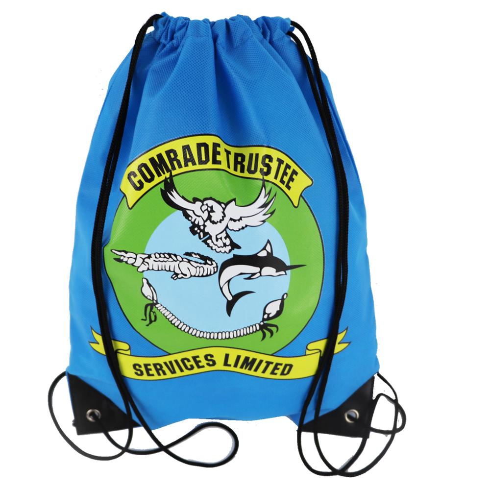 Сверхмощный полиэстер водонепроницаемый drawstring сумка переработанный