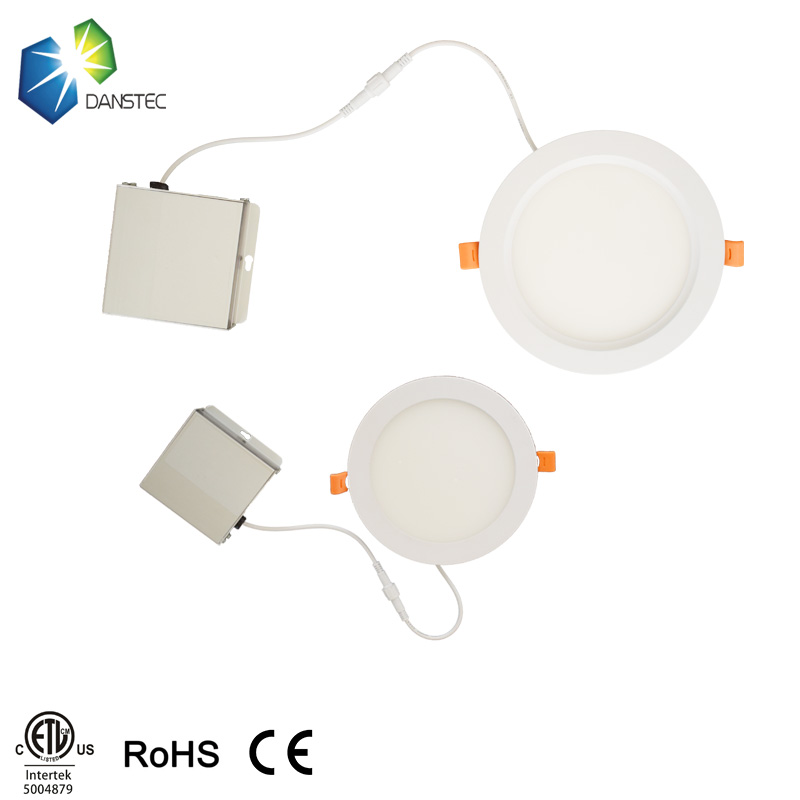 CE RoHS Indoor LED Aluminum 4" 9w IP44 round led panel light with junction box