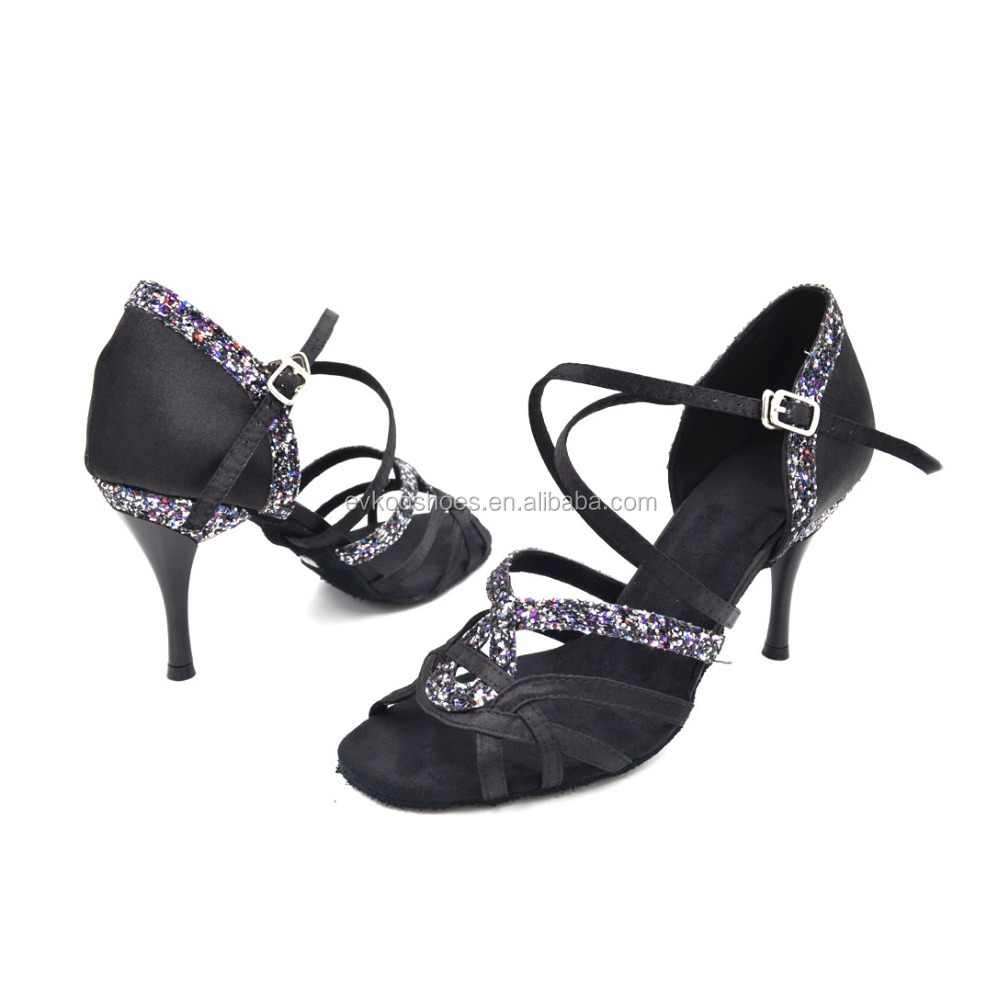 New style 2015 Evkdance zapatos de baile latino china tacon bajo