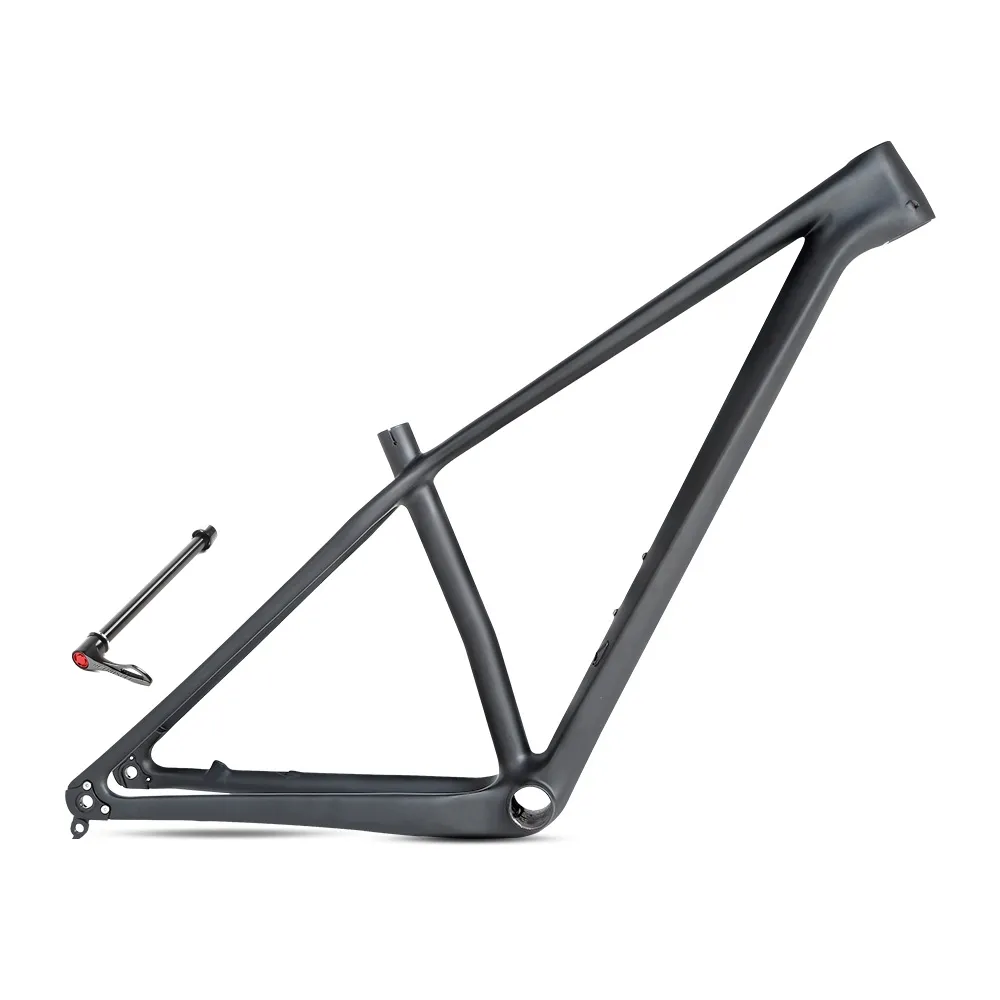 OEM customize carbon fiber mountain bike frame 142x12 thru-axle mtb carbon frame 29er matte black frame