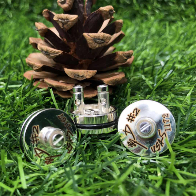 2018 vape rda av Боевая база AV сложная Боевая колода Серебряная Боевая колода от реквапе