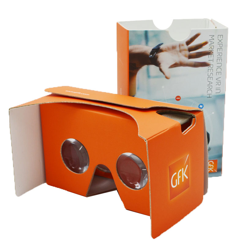 DIY Google cardboard 3D очки бумаги виртуальной реальности пользовательские Google 3D картона