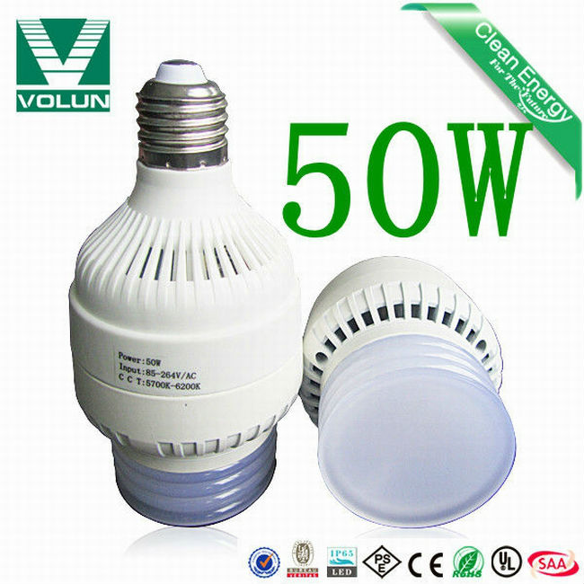 Добровольцы E40 50W Новый дизайн ультра яркие светодиодные лампы освещения