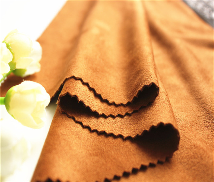 Hot sale cheap double sided suede knitting fabric for home textile fabric