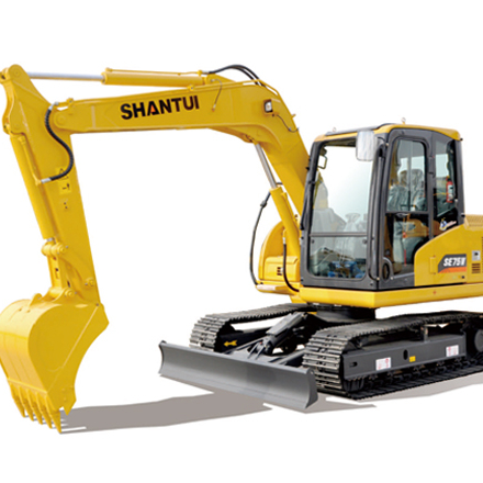 Китайский мини-экскаватор SHANTUI SE75W с емкостью ковша м3