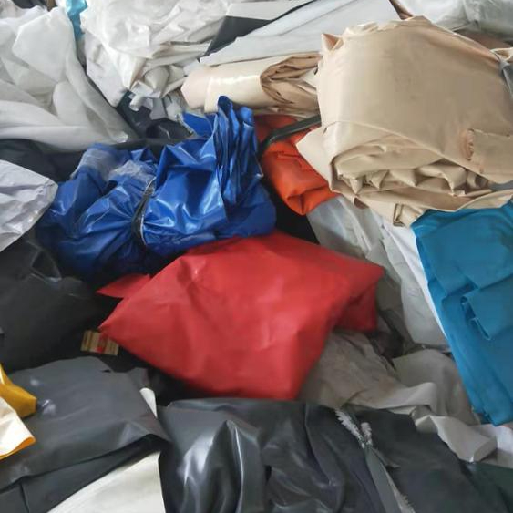 Hot Selling PVC Tarpaulin In Pieces Stock Lot