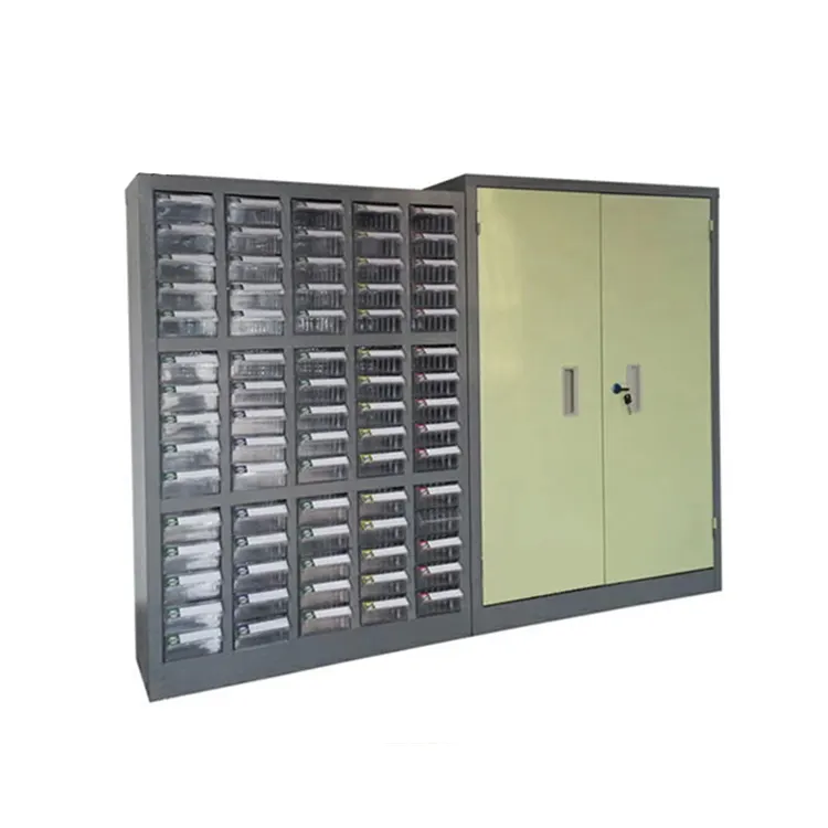 Anti-static 48 drawers with door hardware and craft storage cabinet