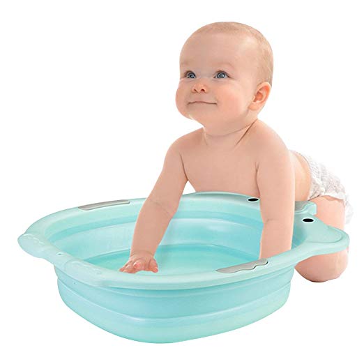 Children Folding Washbasin Baby Outdoor Travel Collapsible Basin Foldable Bath baby Tub Water Storage
