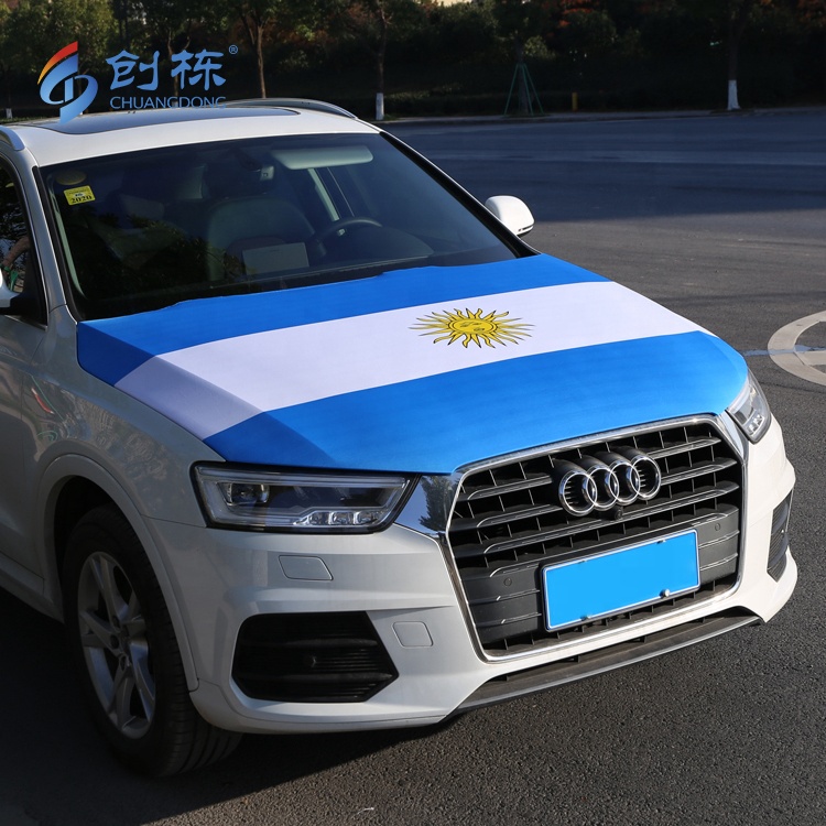 2019 бесплатно образец высокого качества дешевые Аргентина автомобиль флаг крышка капота двигателя