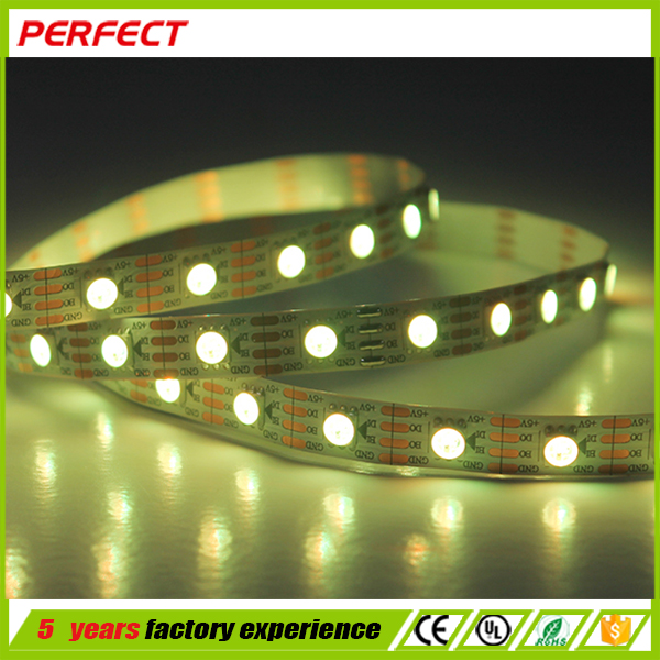 Безопасности 5 В адресных RGB led полосы света мечта цвет 5050 Цифровой ws2813 led strip light