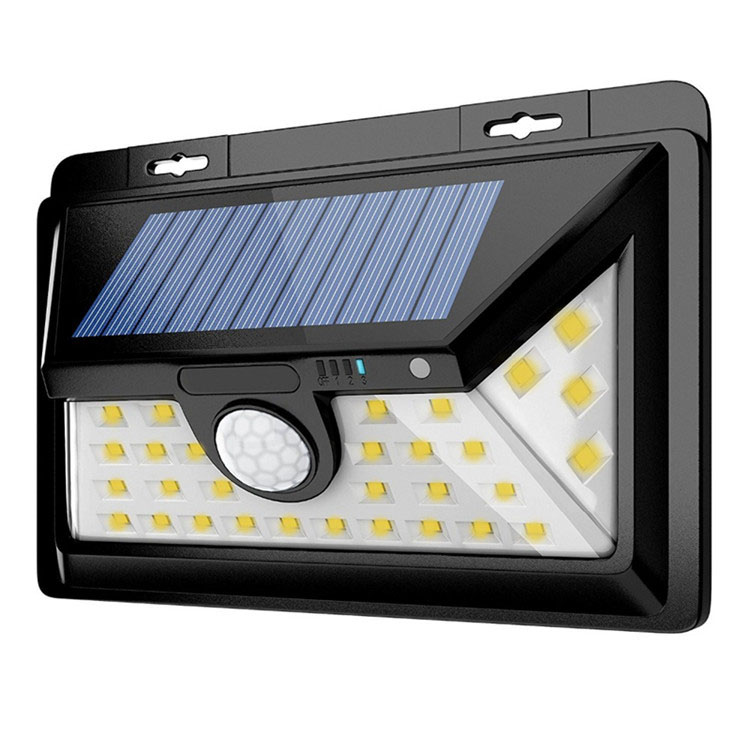 Goldmroe 3W waterproof security 20 SMD Solar Power PIR Motion Sensor Wall Light outdoor for garden