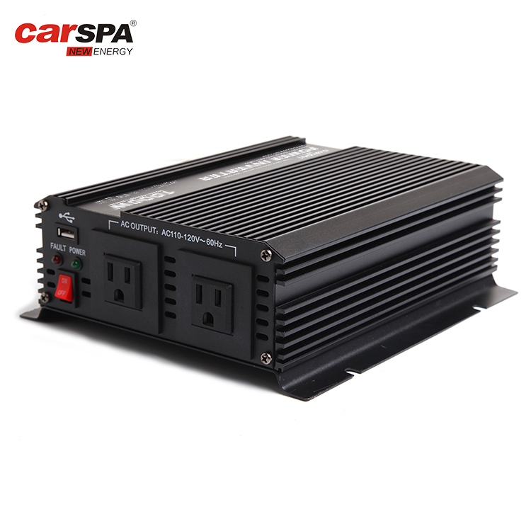 Реальная мощность постоянного тока в переменный ток 12v 24v 48v 110v 120v 220v 230v 240 В Модифицированная синус волна инвертирующий усилитель мощности 800w 1000w 1200w преобразователь