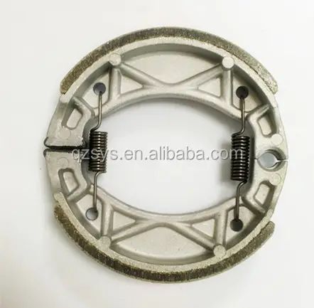 Non asbestos professional supplier motorcycle brake shoe ZY125/motor cycle parts