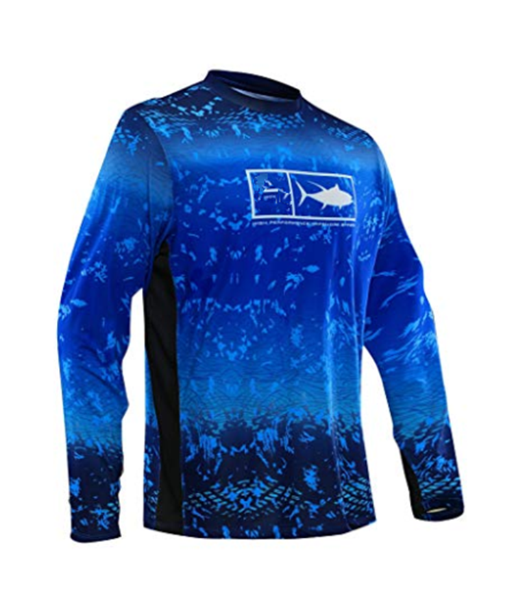 Custom Fashionable Full Print Fishing Clothing Shirts Fishing wear