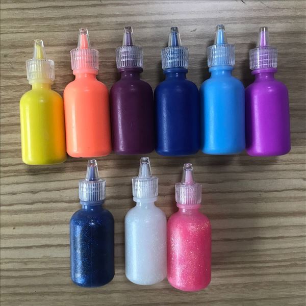 Раскраска DIY живопись металлик Цвет блеск пигмент клей