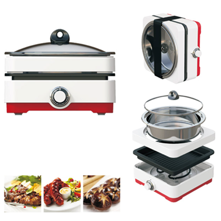 multi function grill, frying pan and hot pot ,electric cooker, griddle