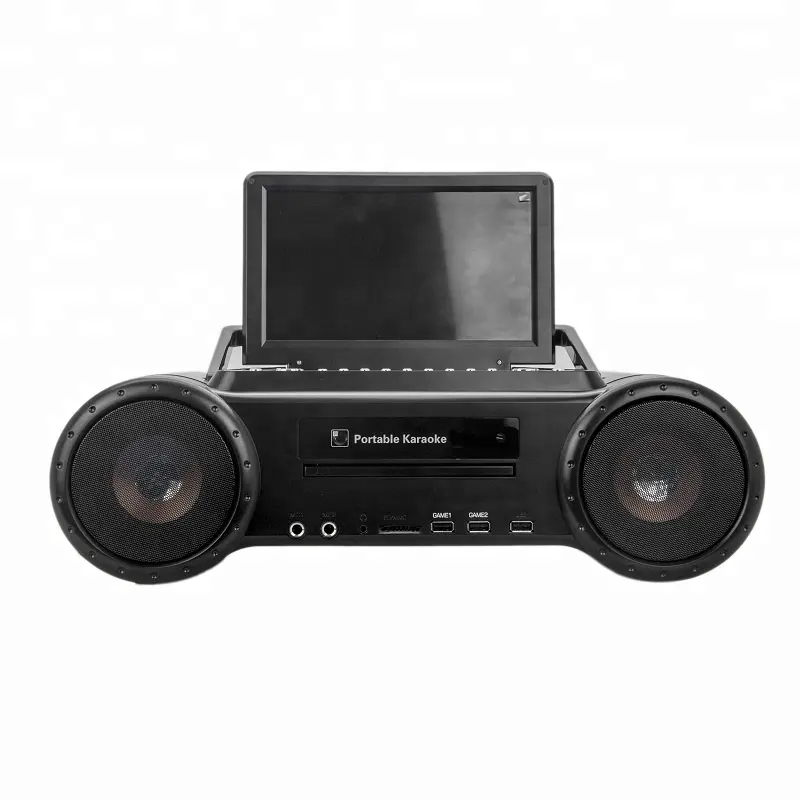 Leadstar Free Shipping Portable DVD Player With Karaoke Analog TV FM USB TF Card Slot 9inch Home DVD Radio