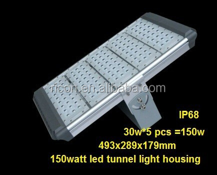 150watt module type led tunnel light housing IP 68 with CE and RoHS