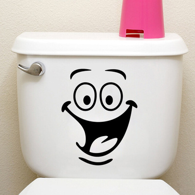 Custom Flower Vinyl Stickers Die Cut Decal Sticker For Toilet Decoration