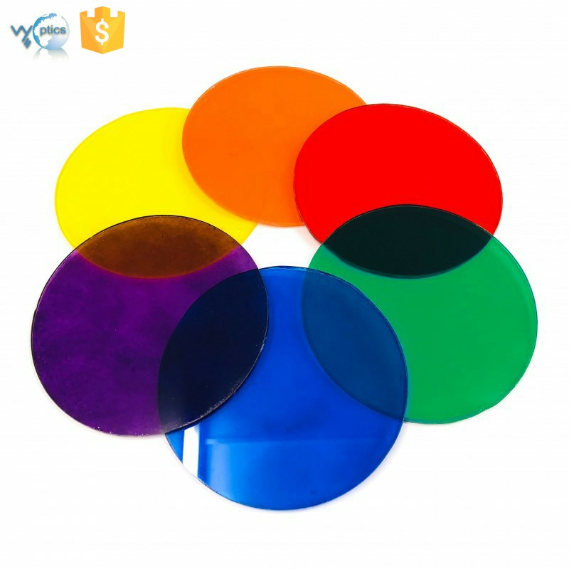 optical color glass filter for LED engraving