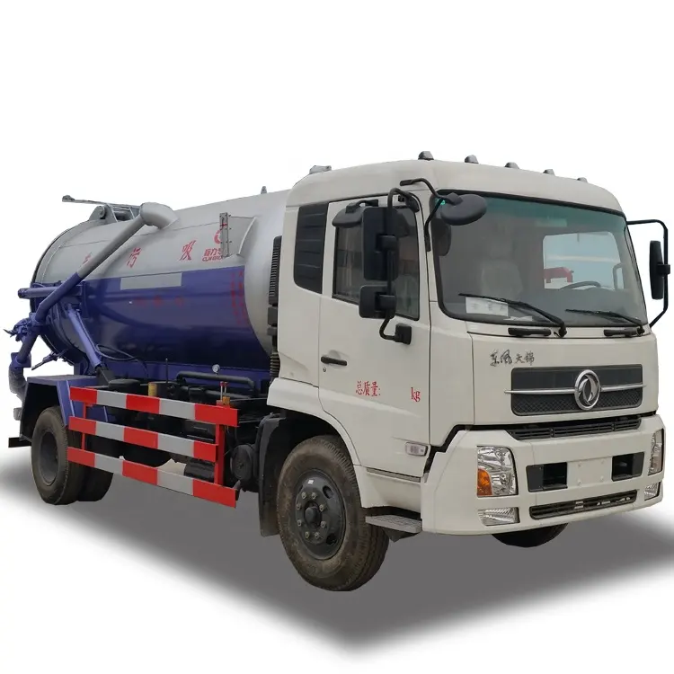 12000liters vacuum sewage suction tanker truck for sale,4x2 Sewer dredge vehicle for city