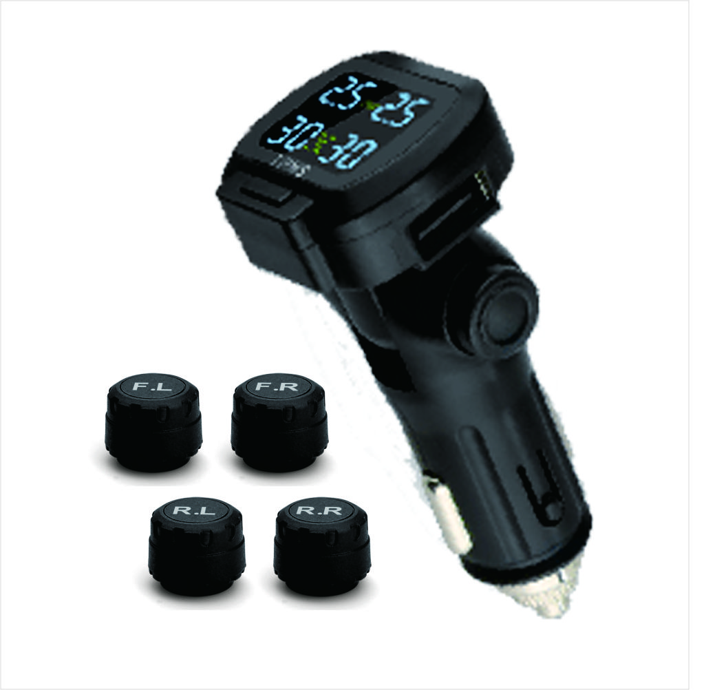 Система контроля давления в шинах SUNWAYI с usb-портом для зарядки