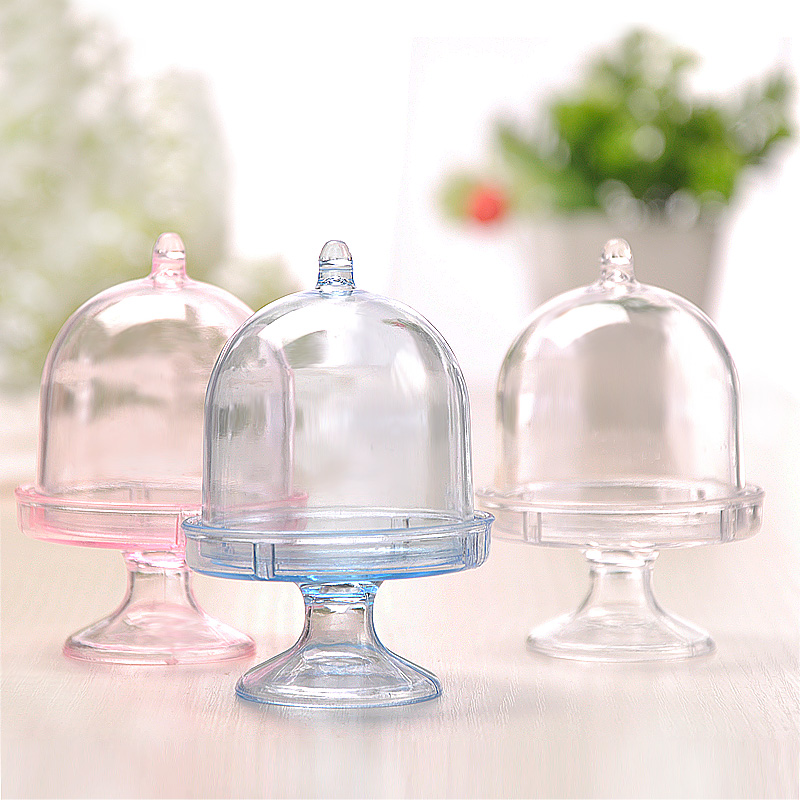 High Quality Fashion Creative Little Lampshade Shape Plastic Candy Packaging Box