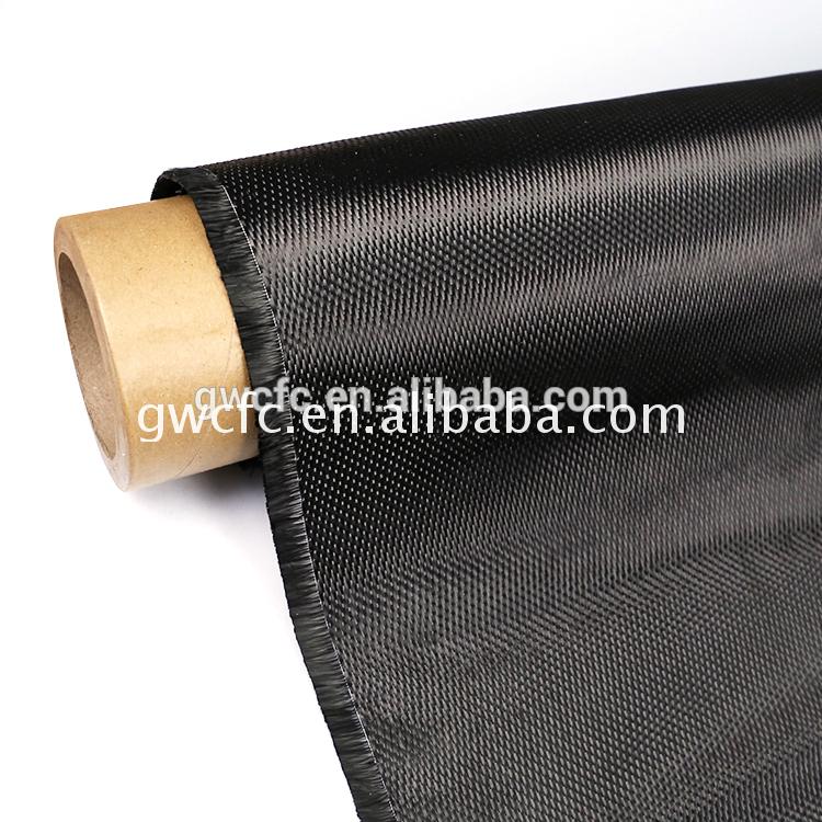 Carbon fiber woven fabrics for air cleaning