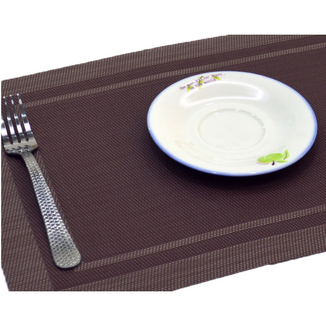 Отель использовать оптом тканые моющиеся ПВХ tablemat