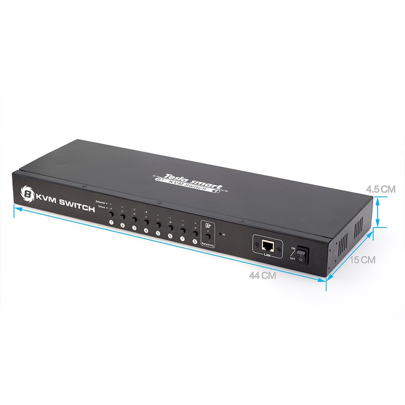 Квм-переключатель, 4K x 2K, 8 портов, HDMI, USB