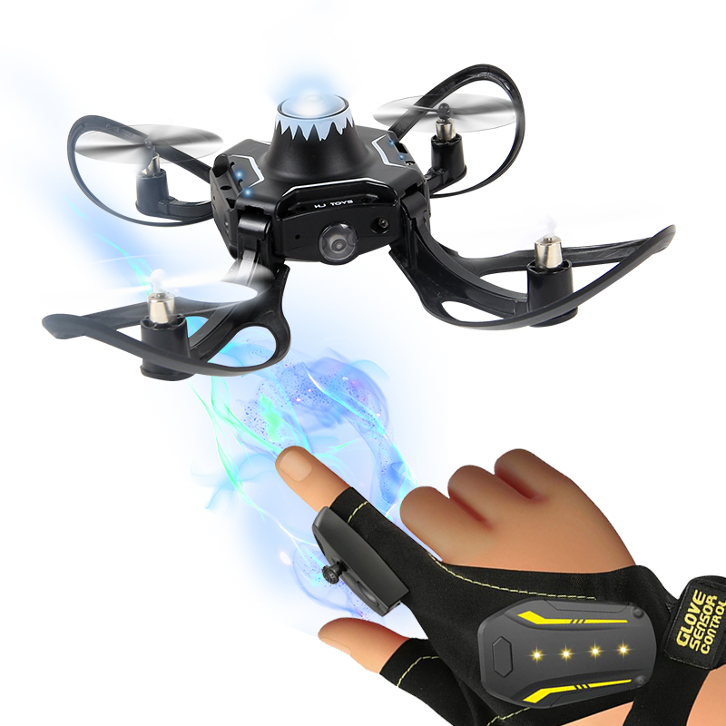 TongLi игрушка профессиональный ручной Датчик управления складной мини rc Дрон жестовый Дрон с камерой 6-осевой гироскоп