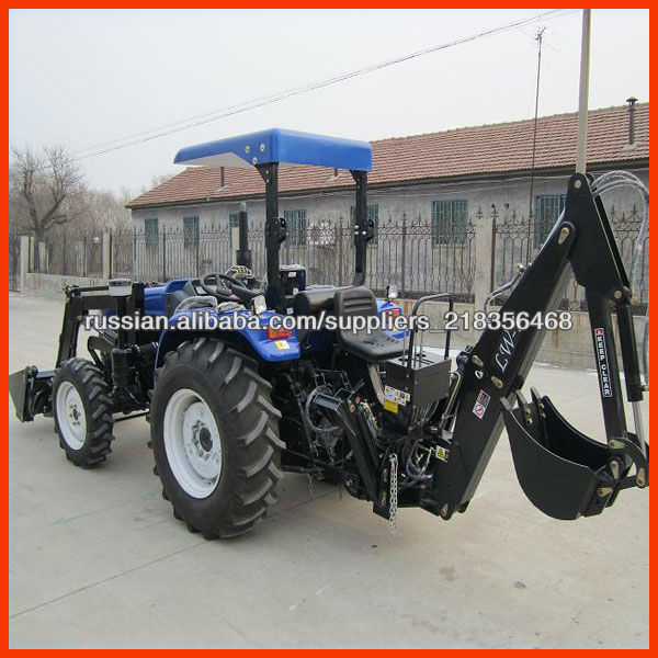 35hp 4WD farm tractor towable backhoe with tractor
