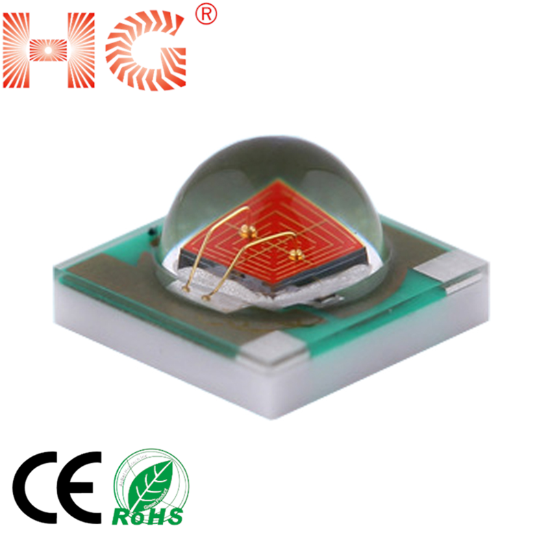 3535 керамическая подложка SMD красный цветной светодиодный Диод 3535-нм 40-50 лм мА 1 Вт с чипом 30 мил smd красный монолитный блок светодиодов