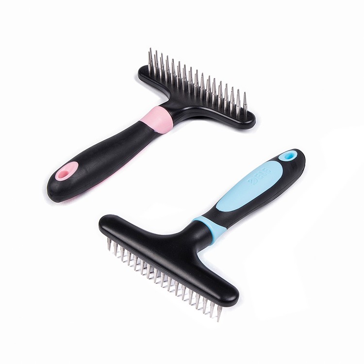 Dog rake deshedding dematting Brush Comb Undercoat rake for Dogs, Cats, Rabbits, matted, Short or Long Hair Coats